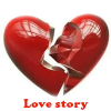 Love story. Spot the Difference