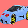 Best blue fabulous car coloring