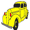 Big yellow car coloring