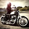 biker girl jigsaw puzzle