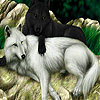 Black and white love slide puzzle