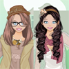 Boho Chic Sisters dress up game