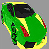 Bright colorful car coloring