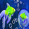 Bubble and fishes slide puzzle