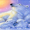 Christmas bears slide puzzle
