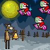 Christmas zombie