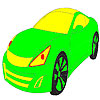 Class bright car coloring