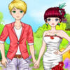 Couple in Red and White