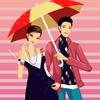 Couple Under The Rain