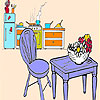 Cute kitchen coloring