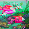 Deep ocean fishes slide puzzle
