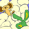 Eggs and mouse coloring