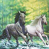 Fabulous running horses puzzle