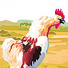 Farm animals in garden puzzle