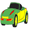 Fast comfortable car coloring