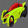 Fast lion car coloring