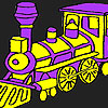 Fast purple train coloring