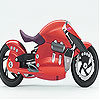 Fast red motorbike slide puzzle