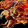 Flame eagle slide puzzle