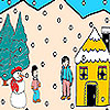 Forest house coloring