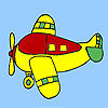 Four seater aircraft coloring