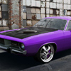 free jigsaw purple car