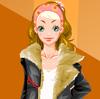 Fur coat dressup