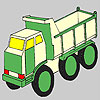 Futuristic truck coloring
