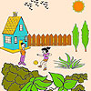 Girl and Father coloring