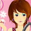 Girl With Mirror Makeup