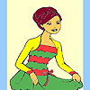 Gracious lady coloring
