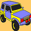 Grand mountain jeep coloring
