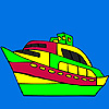 Great yacht coloring