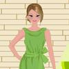 Green fashion dress up