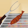 Grilled fish seller