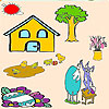 Happy holiday coloring