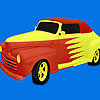 Historic two color car coloring