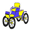 Historical open car coloring