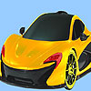 Hot showy car coloring