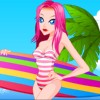 Hot Surfboard Girl