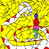 Hungry snake coloring