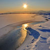 Ice seashore