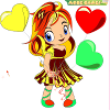 Kid's coloring: Festive Mood