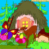Kid's coloring: Forest House 2