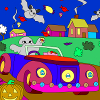 Kid's coloring: Trick or treat
