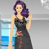 Lady In Black Dress