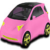 Minuscule pink car coloring