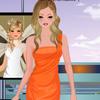 Orange fashion show