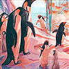 Penguins at the party slide puzzle