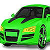 Pistachio green car coloring